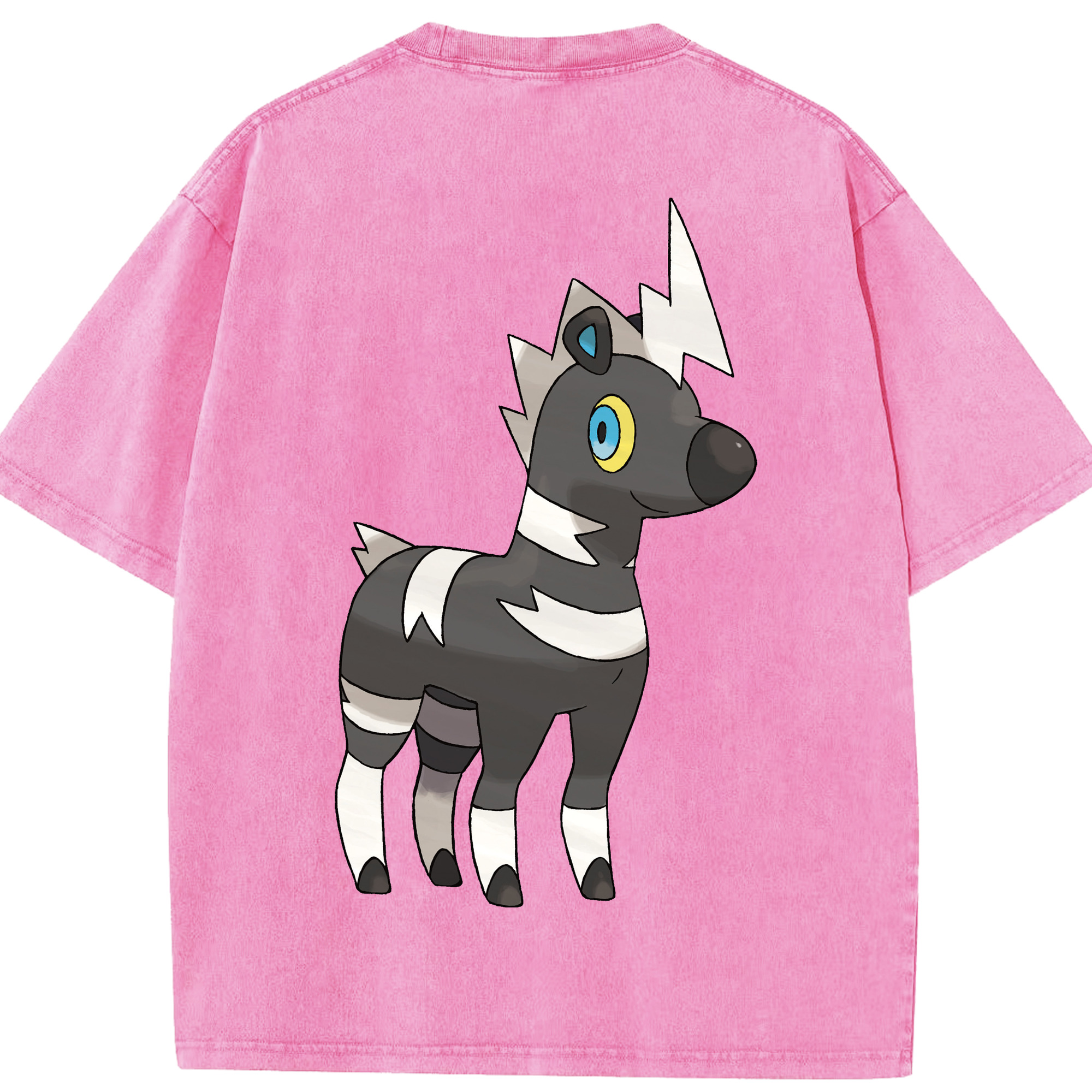 （画像用） ポケットモンスター Pokémon 綿100% ヴィンテージ風 半袖Tシャツ（背面プリント）